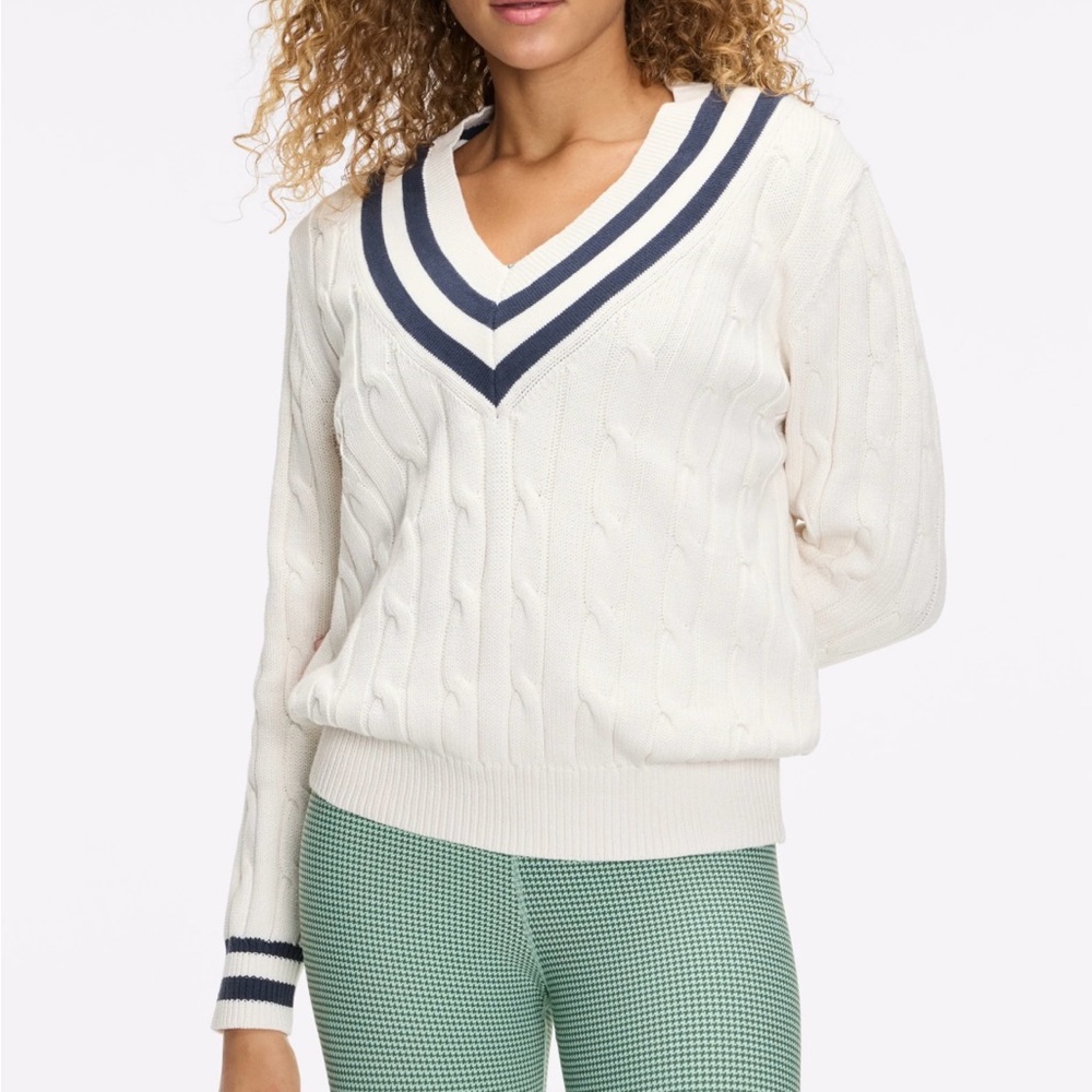 Louie V Neck Knit Sweater (The Upside)